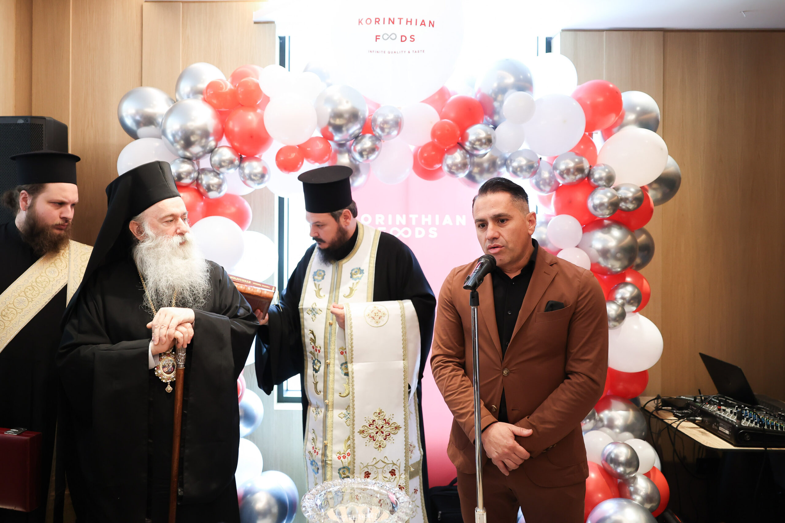Εγκαίνια των νέων εγκαταστάσεων της Korinthian Foods στην Κόρινθο Εγκαίνια των νέων εγκαταστάσεων της Korinthian Foods στην Κόρινθο